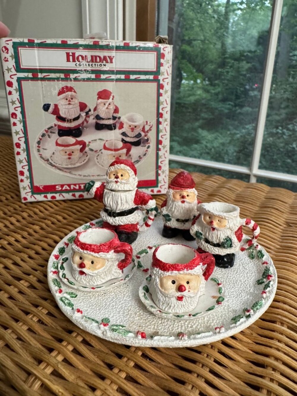 Holiday Collection Santa Face Tea Set | Complete